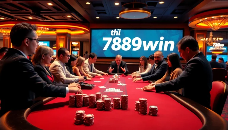 Experience the excitement of blackjack at tại 789win, where skilled players engage in thrilling games with poker chips and cards.