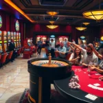 Experience the thrill of winning at 789win with vibrant casino tables and players celebrating their successes.